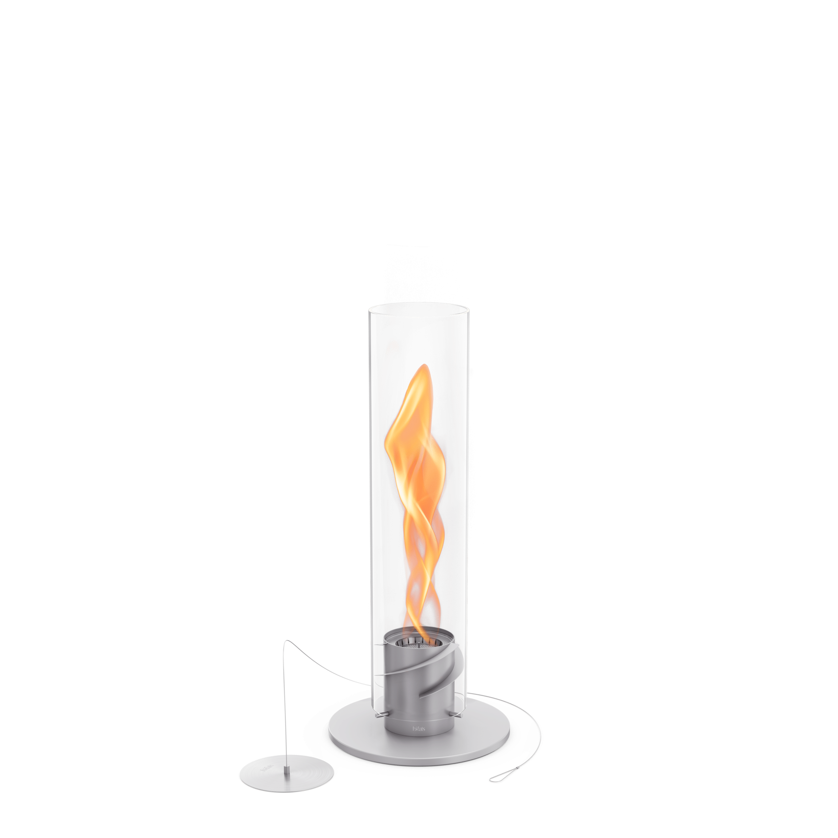 00690_SPIN-900-Tischfeuer-grau-Löschdeckel-1-Flamme